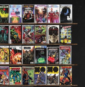 Huge Lot 140+ Comics with Uncanny Inhumans, Star Trek & More!