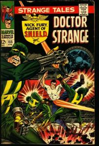 STRANGE TALES #155-DOCTOR STRANGE/NICK FURY-STERANKO FN