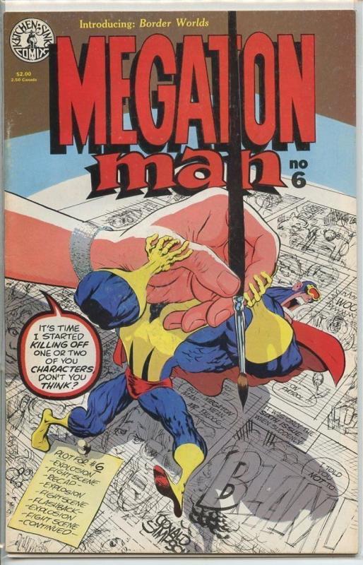 MEGATON MAN #6, VF/NM, 1984 1985, Donald Simpson, more indies in store