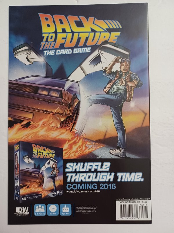 Back to the Future #1 2nd Print Variant IDW - 2015 - NM