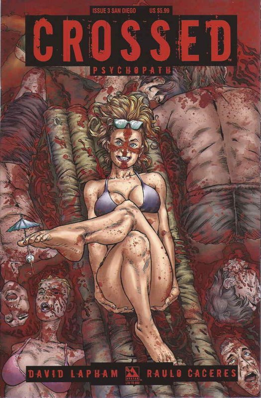 Crossed: Psychopath #3E VF/NM ; Avatar | San Diego Variant Ltd to 850 Bikini