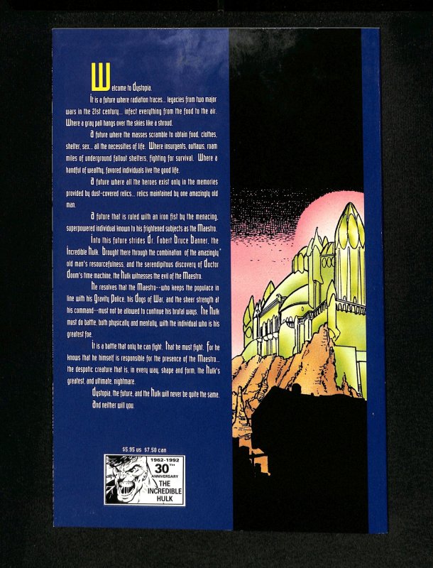 Incredible Hulk: Future Imperfect #1 1st Maestro!