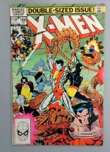 Uncanny X-Men #166 VF- 1st Lockheed Marvel 1983 TW1