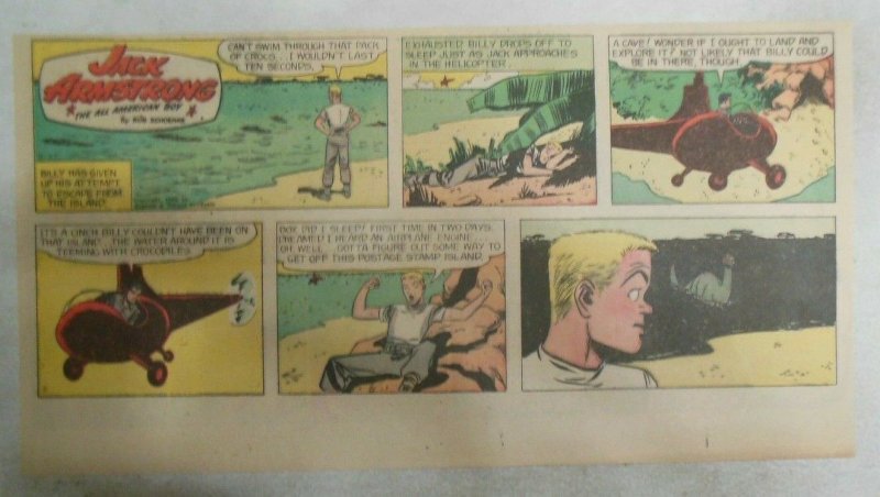 Jack Armstrong The All American Boy by Bob Schoenke 11/27/1949 Third Size Page !