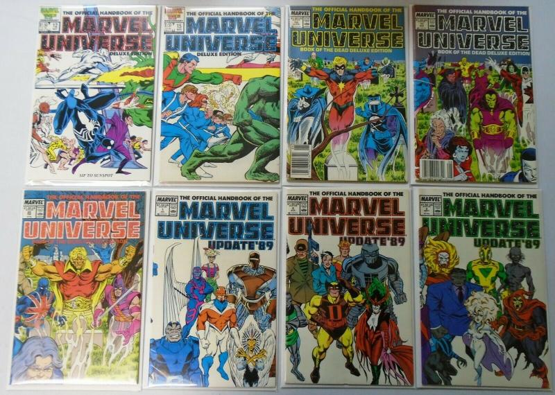 Marvel Universe Deluxe Edition Update Comic Lot, 20 Diff. Avg 8.0/VF (1985-89)