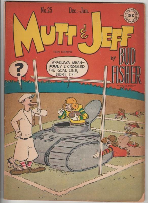 Mutt & Jeff #25 (Dec-45) VG/FN Mid-Grade Mutt, Jeff