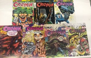 Crazy Man 2 Sets • Set Issue # 1-3 • Set Issue # 1-4 • Continuity Comics