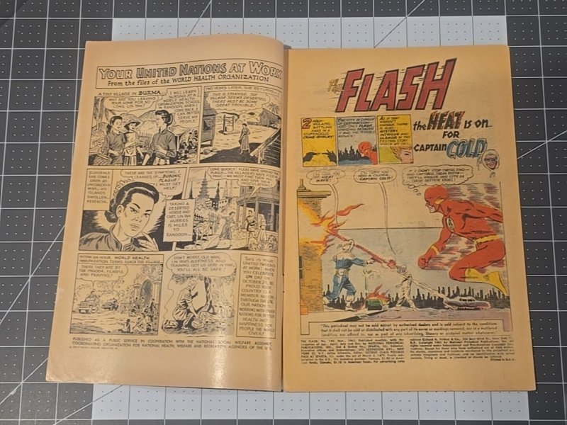 Flash #140?1st App Heat Wave—The Heat Is On For Captain Cold—DC Comics—Nov-1963