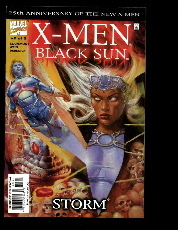 Lot Of 7 X-Men Marvel Comics Black Sun # 1 2 3 4 5 Divided We Stand # 1 2 EK6