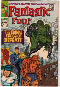 Fantastic Four #58 (Jan-67) FN+ Mid-High-Grade Fantastic Four, Mr. Fantastic ...