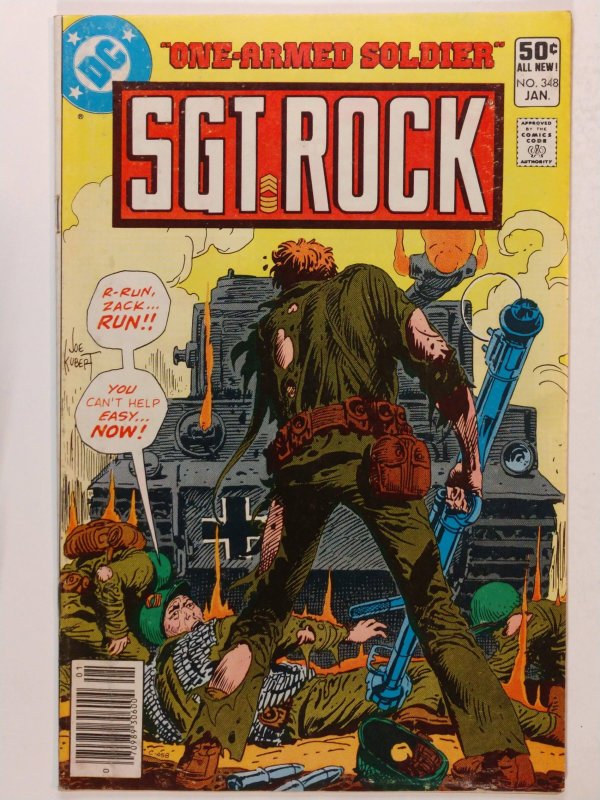 Sgt. Rock #348 (5.0, 1981) NEWSSTAND