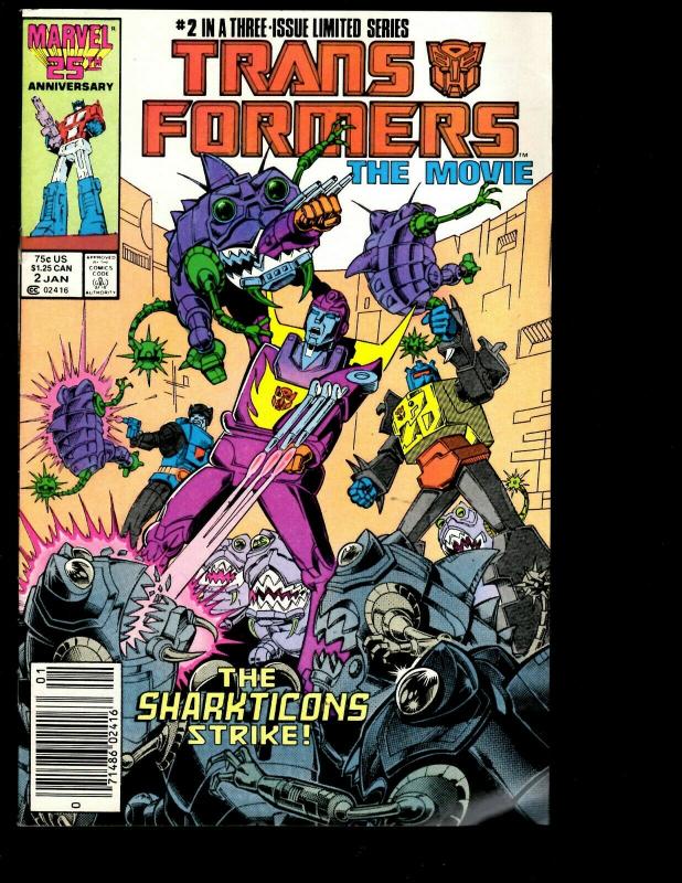 Lot Of 8 Comics Transformers Universe # 2 3 4 (2) The Movie # 2 (2) 3 (2)  WS4