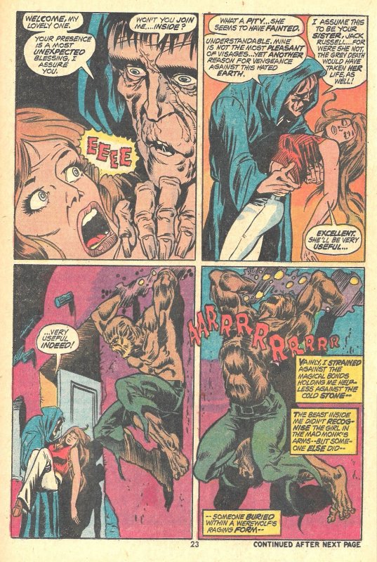 WEREWOLF BY NIGHT #3 (Jan1973) 8.0VF Roy Thomas!  Mike Ploog!  The DARKHOLD!