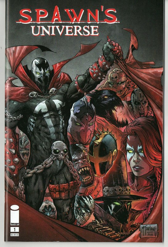 Spawn's Universe 1 All cvrs Campbell McFarlane 1st app Disruptor and Jericho NM