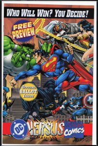 DC Versus Marvel / Marvel Versus DC Consumer Preview (1995) Superman