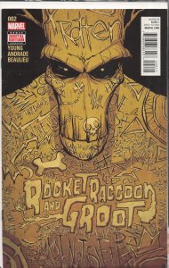 Rocket Raccoon & Groot #2 Skottie Young Variant (2016) Groot