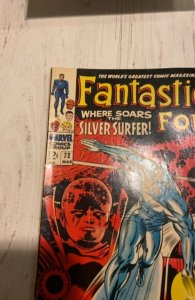 Fantastic Four #72 (1968)silver surface -Jack Kirby/Lee