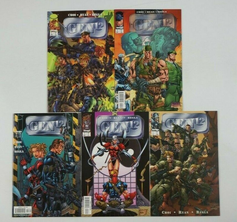 Gen 12 #1-5 VF/NM complete series - image comics set lot 2 3 4 brandon choi