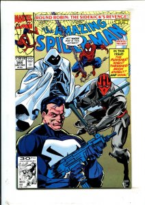 Amazing Spiderman #355 - Moon Knight and Punisher Appearance. (9.2 OB) 1991