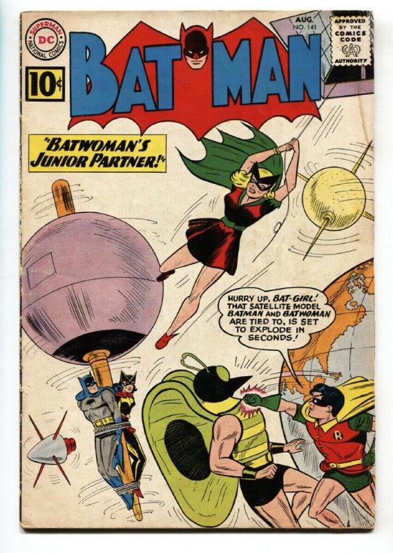 BATMAN #141 1961- DC COMICS- 2nd ORIGINAL BAT-GIRL- vg 