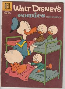 Comics and Stories, Walt Disney's #234 (Mar-60) FN- Mid-Grade Donald Duck, Hu...