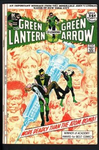 GREEN LANTERN #86-ANTI-DRUG ISSUE-NEAL ADAMS-1971