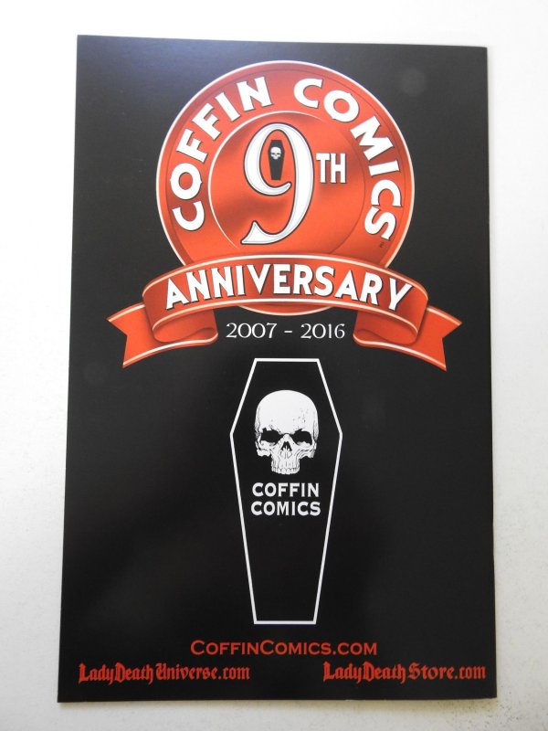 Lady Death: Judgement War #1 Hope Edition NM Condition! Signed W/ COA!