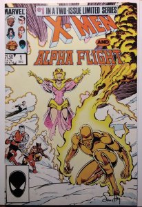 X-Men/Alpha Flight #1 signed Smitty (1985)
