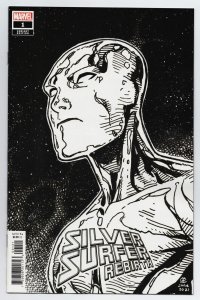 Silver Surfer Rebirth #1 Cheung Headshot Sketch Variant Marvel 2022 NM