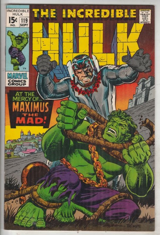 Incredible Hulk #119 (Sep-69) VF/NM High-Grade Hulk