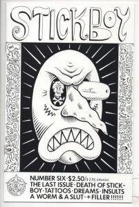 STICKBOY #6, VF+, Dennis Worden, 1993, StarHead, more indies in store