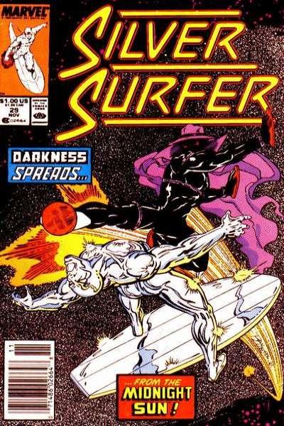 Silver Surfer (1987 series) #29, NM- (Stock photo)