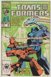 Transformers #18 (Jul 1986, Marvel), VG condition (4.0)
