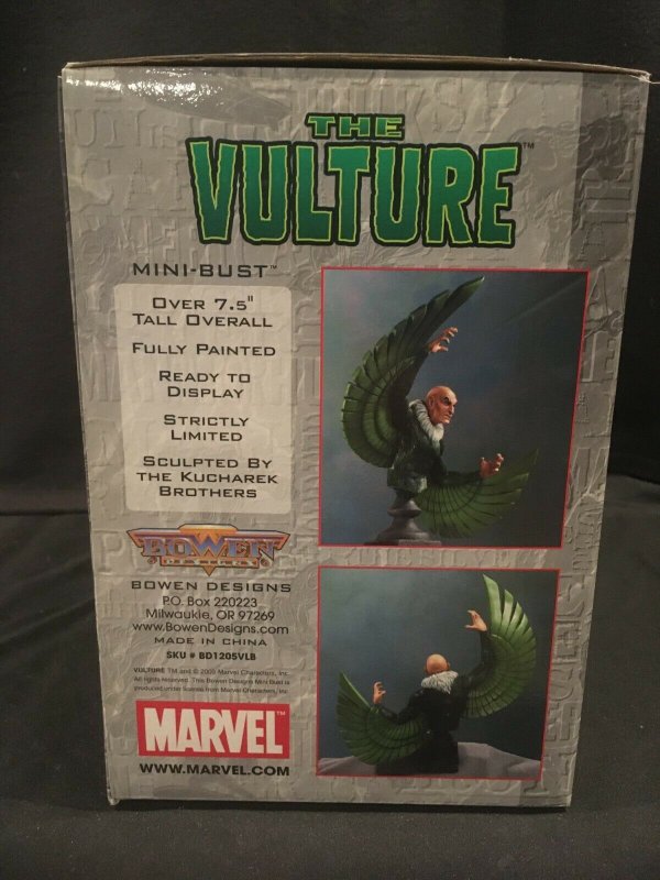 THE VULTURE Bowen Designs Mini-Bust, 2005, #574/2500, Repaired