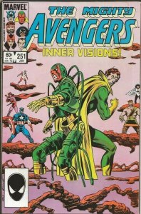 Avengers #251 ORIGINAL Vintage 1985 Marvel Comics Vision