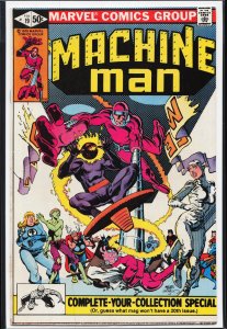 Machine Man #19 (1981) Machine Man [Key Issue]
