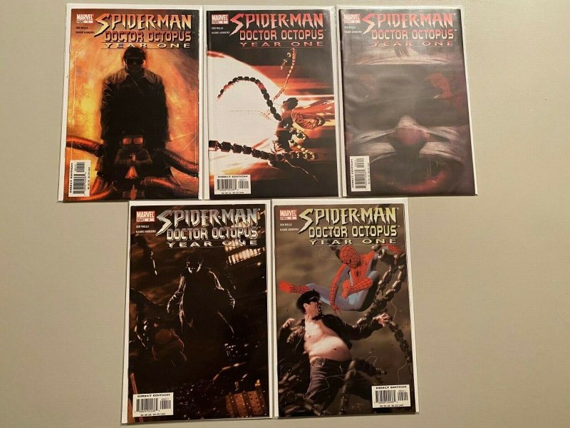 Spider-Man Doctor Octopus Year One set #1-5 6.0 FN (2004) 