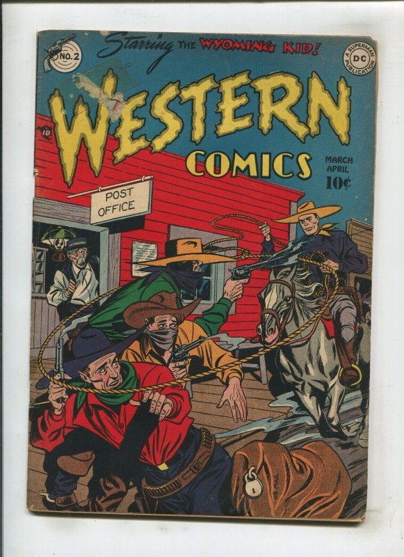 WESTERN COMICS #2 (3.0) THE WYOMING KID!! 1948