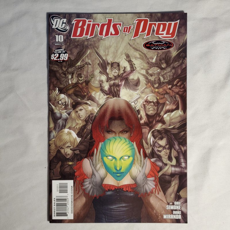 Birds of Prey 10 Near Mint- Cover by Stanley Artgerm