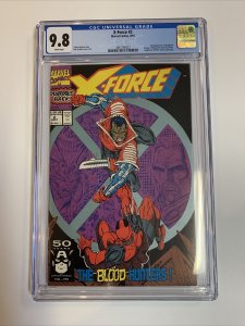 X-Force (1991) # 2 (CGC WP 9.8) 2nd App Deadpool