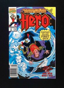 Hero #1  Marvel Comics 1990 VF+ NEWSSTAND