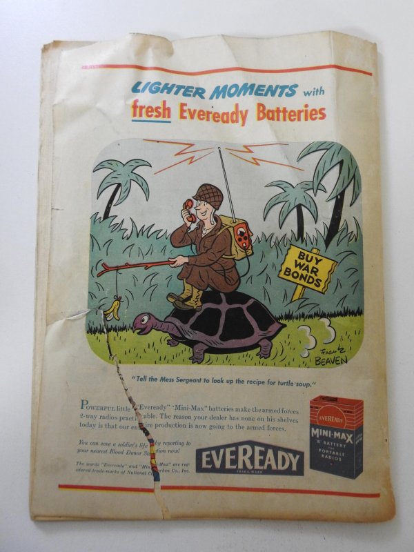 Superman #28 (1944) GD Condition 6 in tear back cover