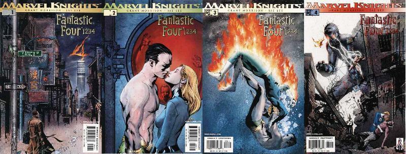 FANTASTIC FOUR 1-2-3-4 (2000) 1-4  Morrison/Jae Lee COMICS BOOK