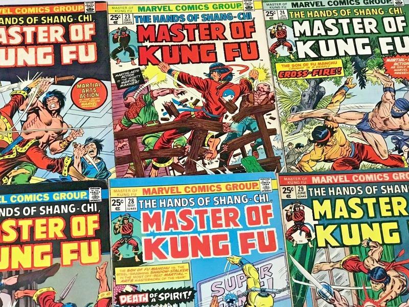 MASTER OF KUNG FU#20-100 VG-VF LOT 1974 (19 BOOKS) MARVEL BRONZE AGE COMICS