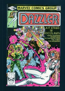 Dazzler #2 - John Romita Jr. Cover Art. Tom DeFalco Story. (7.0/7.5) 1980