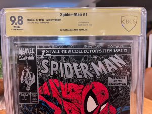 McFarlane Signed Spider-Man #1 Regular Silver Edition (1990)
