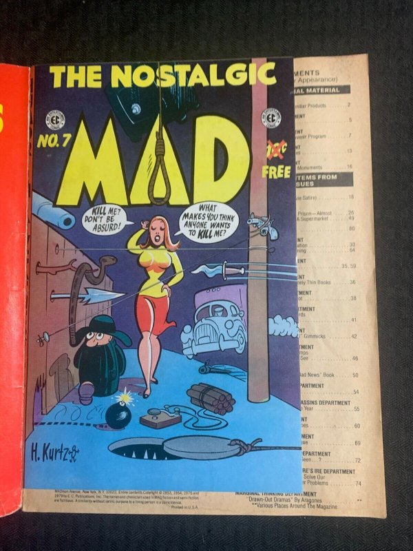 1979 MAD SUPER SPECIAL Magazine #28 G/VG 3.0 with Nostalgic #7 Comic Insert