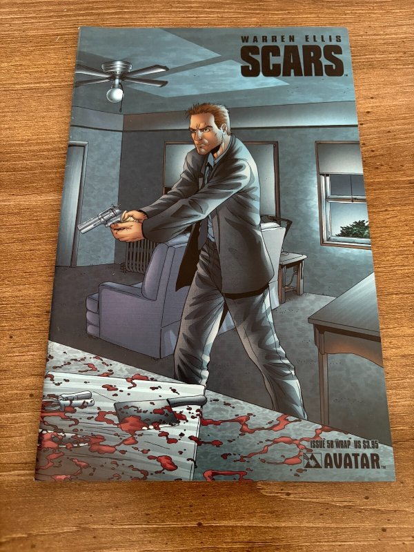 Scars # 5B Wrap NM 1st Print Avatar Press Comic Book Warren Ellis 7 J456