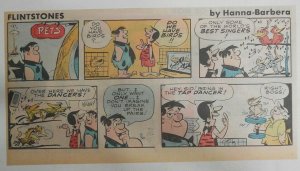 The Flintstones Sunday Page by Hanna-Barbera from 9/30/1979 Third Size Page !