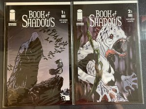 Book of Shadows #1 and #2 Image Comics Lot of 2 Books